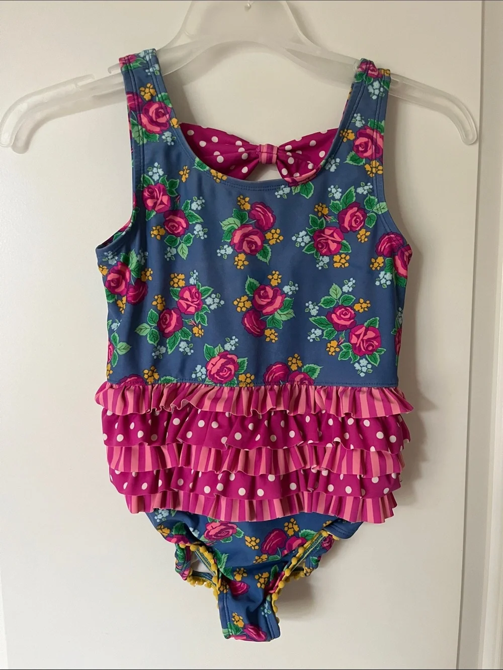 Kids Floral Ruffle One-Piece Swimsuit Matilda Jane